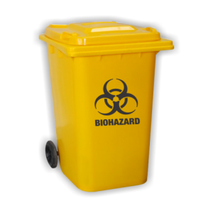 (Capacity: 240 Liter) Peddle Operated Dustbin Biohazard Bins