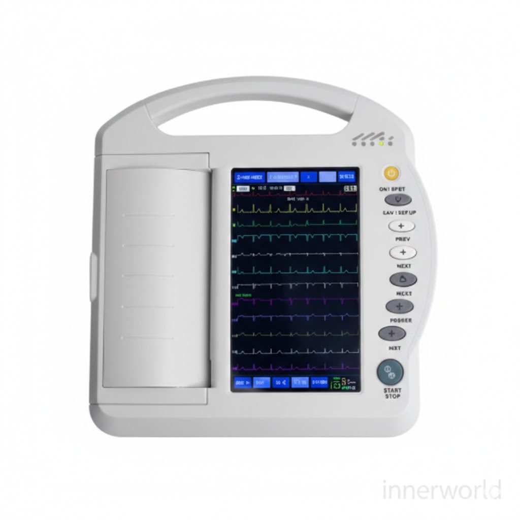 12-Channel Touchscreen ECG Machine