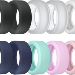 10 Pack Ring Cover for RingConn Gen 2 – Elastic Silicone Protector for Smart Ring (Multi-Color)