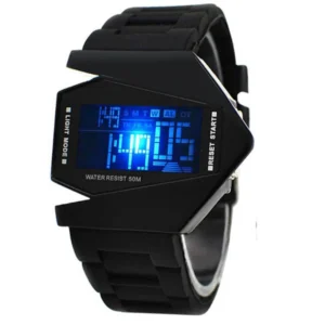Luxury Aircraft Bomber LED Digital Sport Watch