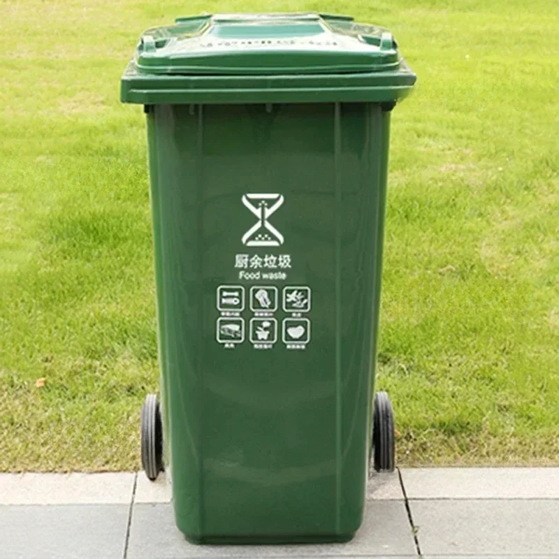 Safety Pro: Large Kitchen Recycle Trash Can – Heavy Duty Plastic Dustbin for Food Waste & Home Cleaning