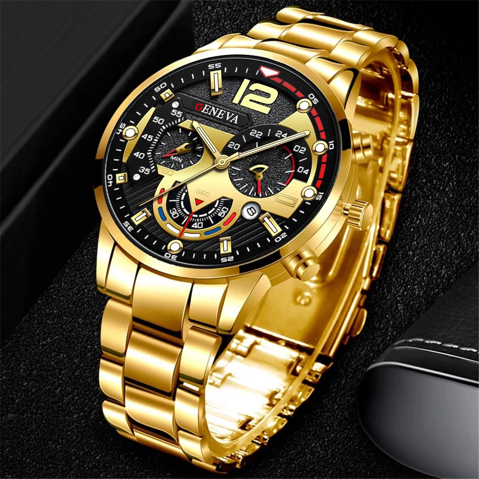 Fashion Men’s Stainless Steel Quartz Watch