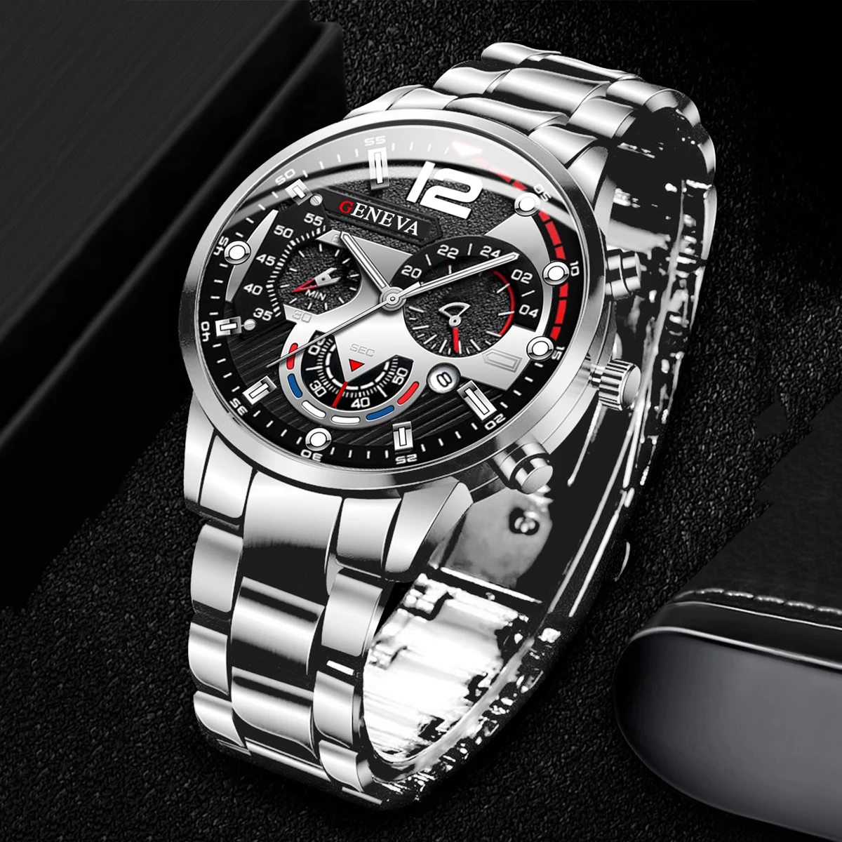 Fashion Men’s Stainless Steel Quartz Watch