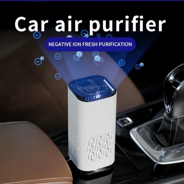 Portable Car Air Purifier - Negative Ion Generator for Dust, Smoke & Formaldehyde Removal | Home & Travel Air Washer - Image 5