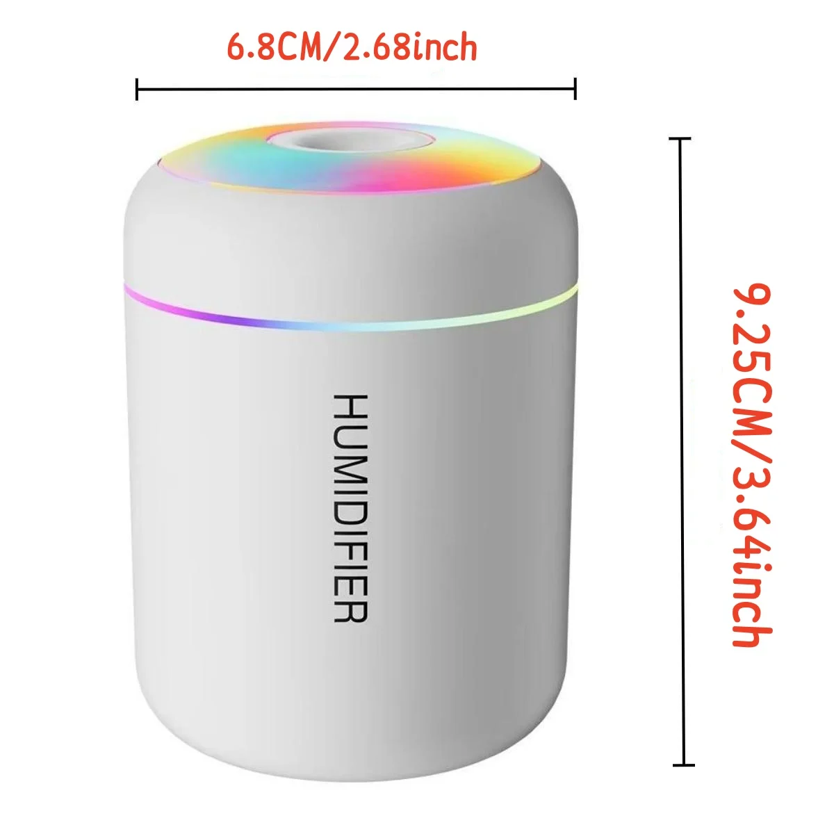 180ML Mini Air Humidifier USB Electric Aroma Diffuser Essential Oil Purifier Aromatherapy Mist Maker Lights For Car Home Bedroom - Image 2